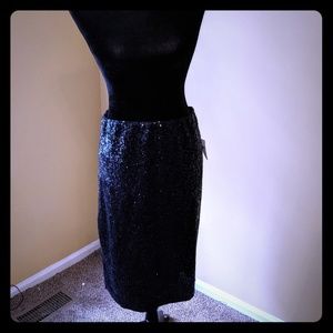 Forever 21 blue sequin pencil skirt